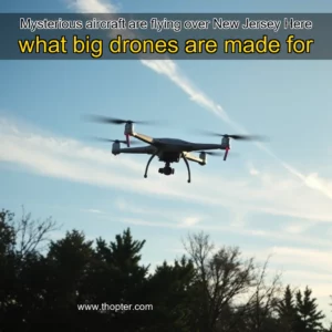 Artistic representation for Mysterious aircraft are flying over New Jersey Here what big drones are made for