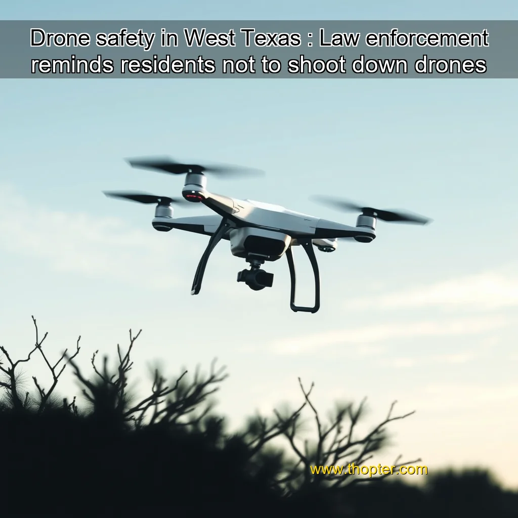You are currently viewing Drone safety in West Texas : Law enforcement reminds residents not to shoot down drones
