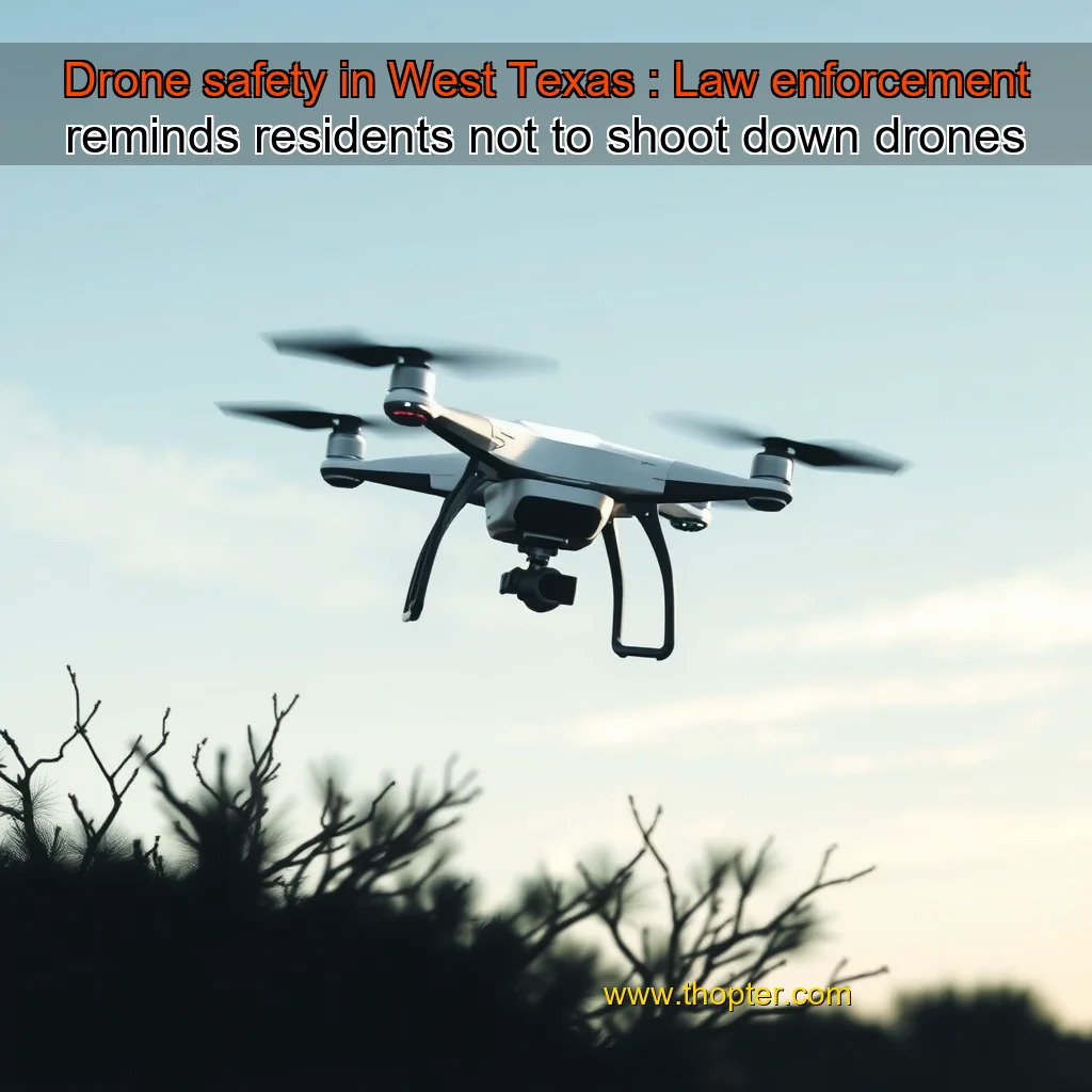 You are currently viewing Drone safety in West Texas : Law enforcement reminds residents not to shoot down drones