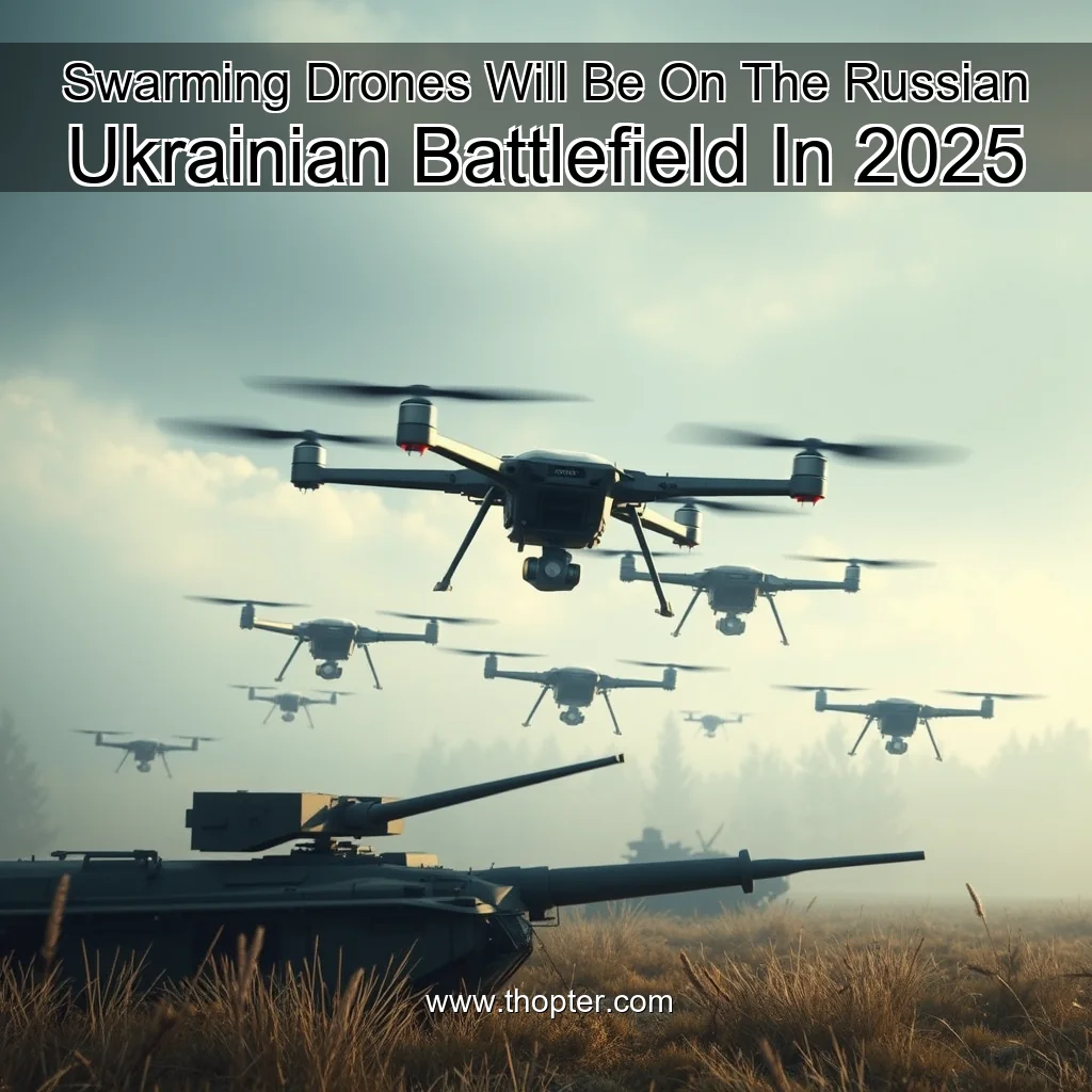 You are currently viewing Swarming Drones Will Be On The Russian  Ukrainian Battlefield In 2025