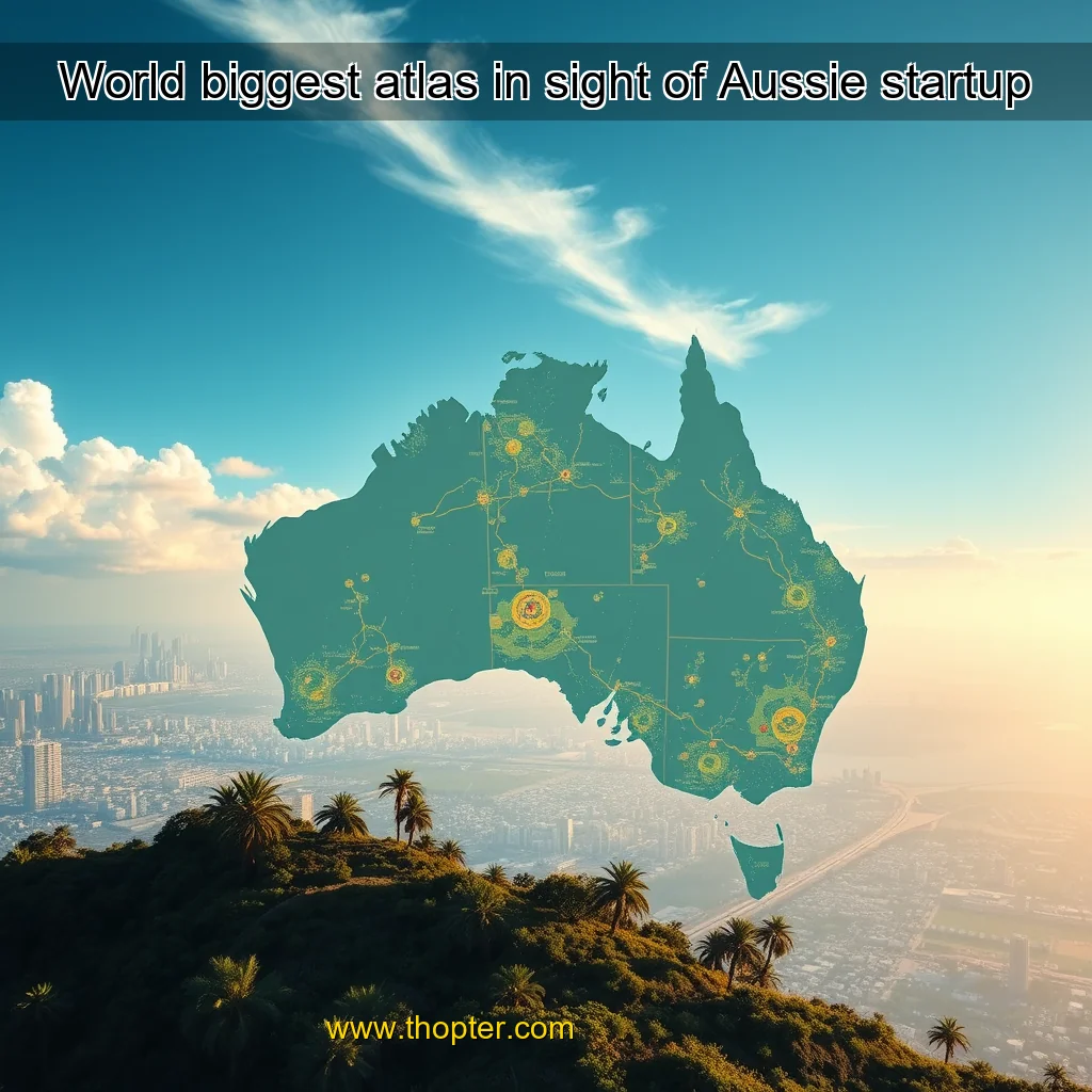You are currently viewing World biggest atlas in sight of Aussie startup