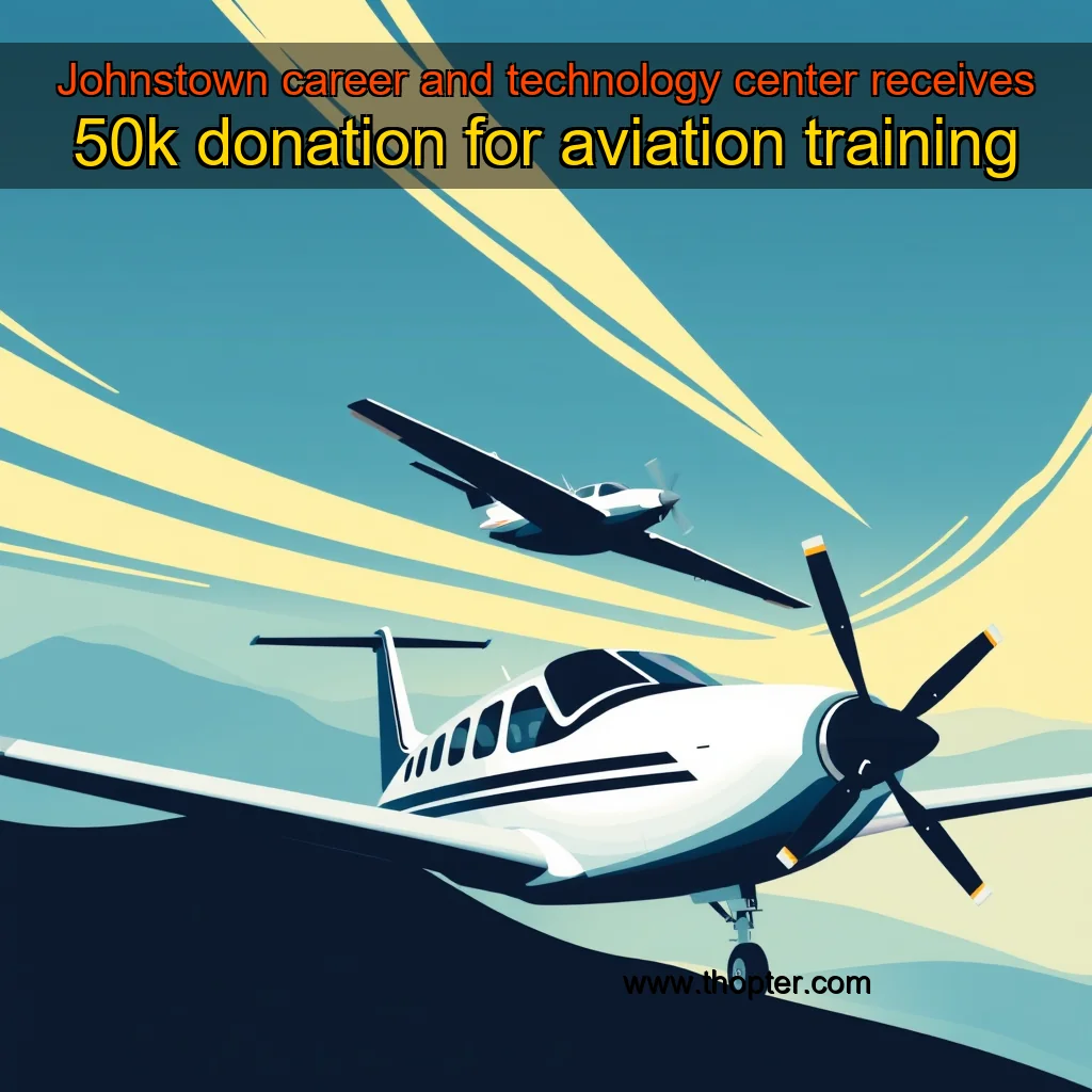 You are currently viewing Johnstown career and technology center receives 50k donation for aviation training