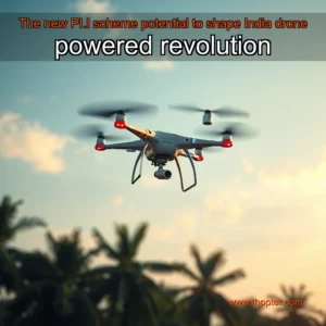 Artistic representation for The new PLI scheme potential to shape India drone powered revolution
