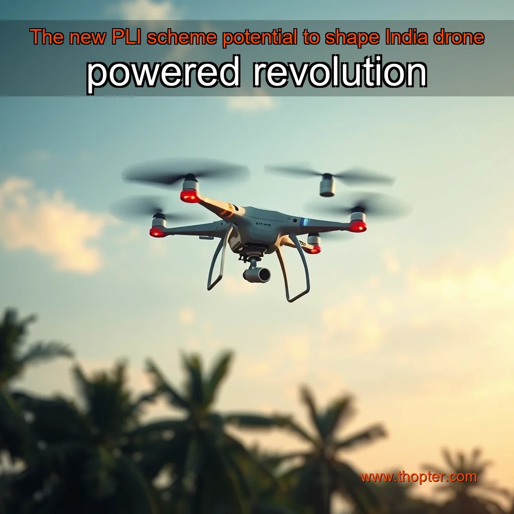 You are currently viewing The new PLI scheme potential to shape India drone  powered revolution