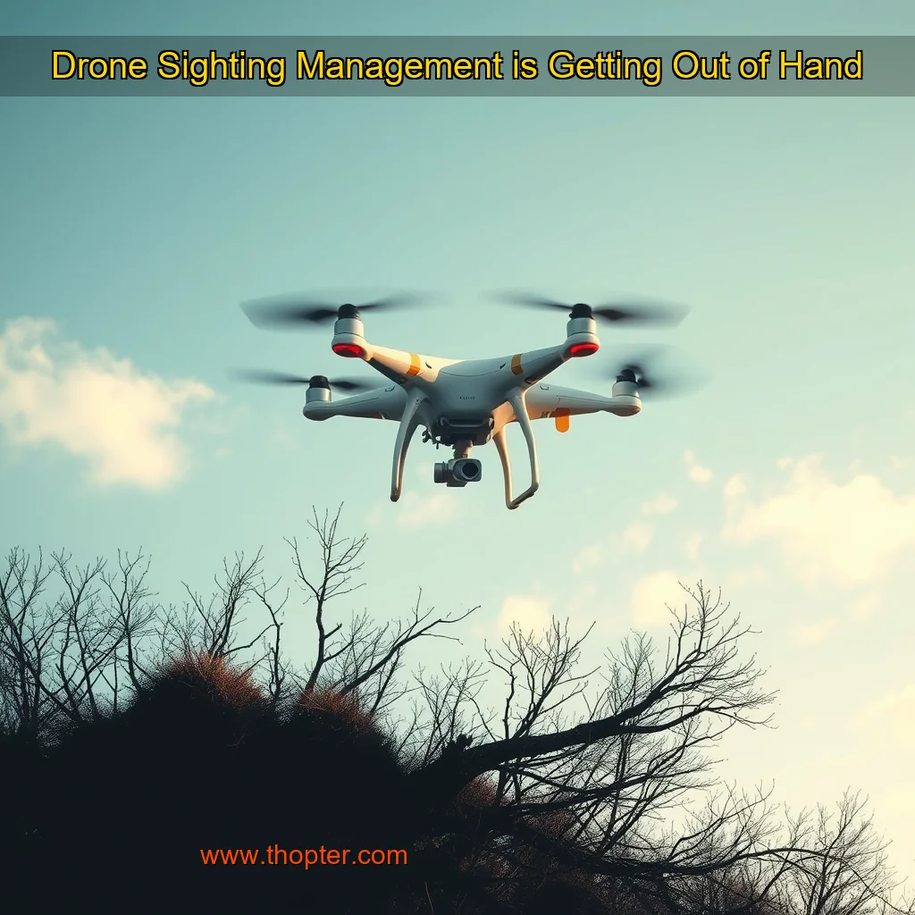 You are currently viewing Drone Sighting Management is Getting Out of Hand