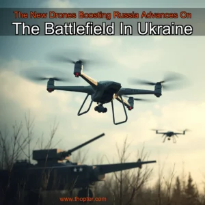 Artistic representation for The New Drones Boosting Russia Advances On The Battlefield In Ukraine