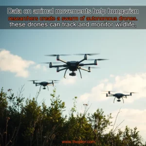 Read more about the article Data on animal movements help hungarian researchers create a swarm of autonomous drones. these drones can track and monitor wildlife, providing valuable insights into animal behavior and habitat usage. the technology could revolutionize wildlife conservation efforts, allowing for real-time monitoring and data collection without disturbing the animals.