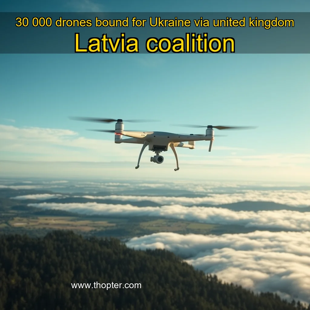 You are currently viewing 30  000 drones bound for Ukraine via united kingdom  Latvia coalition