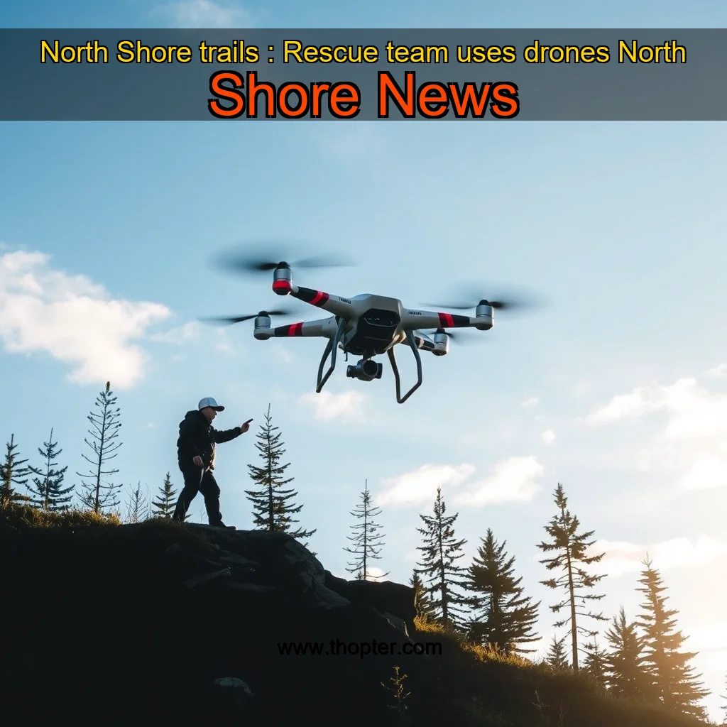 You are currently viewing North Shore trails : Rescue team uses drones  North Shore News