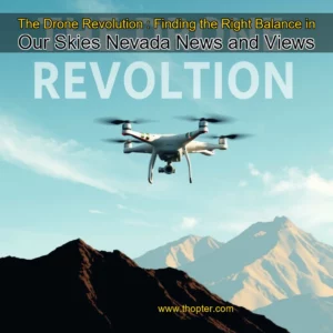 Artistic representation for The Drone Revolution : Finding the Right Balance in Our Skies Nevada News and Views