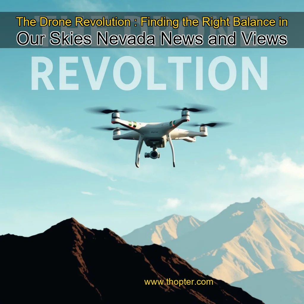 You are currently viewing The Drone Revolution : Finding the Right Balance in Our Skies  Nevada News and Views
