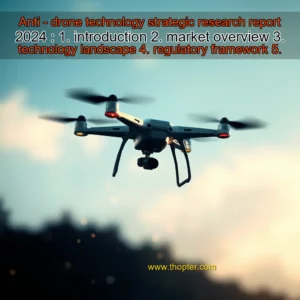 Read more about the article Anti – drone technology strategic research report 2024 : 1. introduction 2. market overview 3. technology landscape 4. regulatory framework 5. market drivers and restraints 6. competitive analysis 7. industry segments 8.