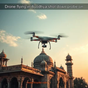 Read more about the article Drone flying in Ayodhya shot down  probe on