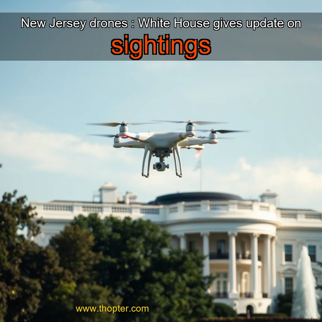 Artistic representation for New Jersey drones : White House gives update on sightings