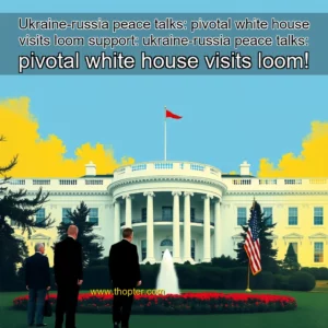 Artistic representation for Ukraine-russia peace talks: pivotal white house visits loom support: ukraine-russia peace talks: pivotal white house visits loom!
