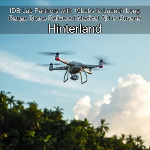 Read more about the article IDB Lab Partners with 19Labs to Launch Long  Range Drone  Delivered Medical Aid in Guyana Hinterland