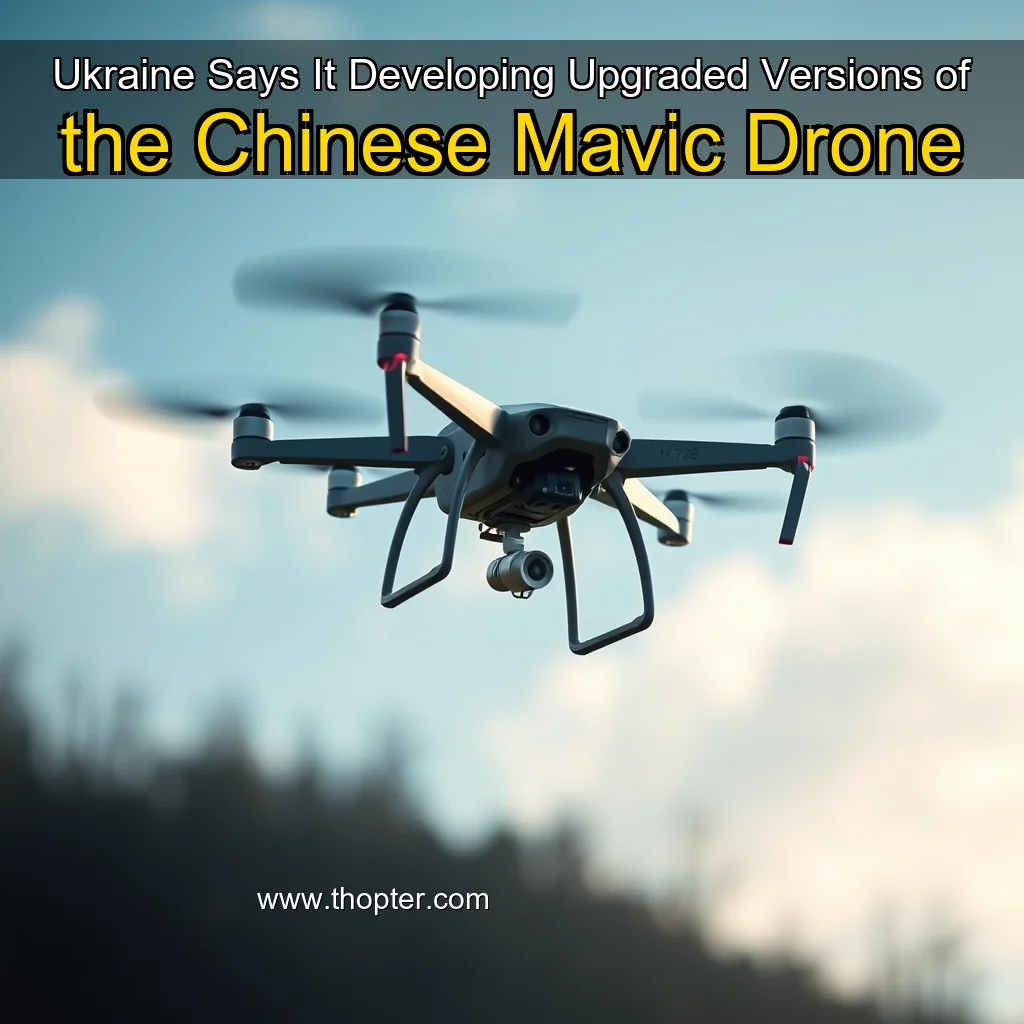 Artistic representation for Ukraine Says It Developing Upgraded Versions of the Chinese Mavic Drone