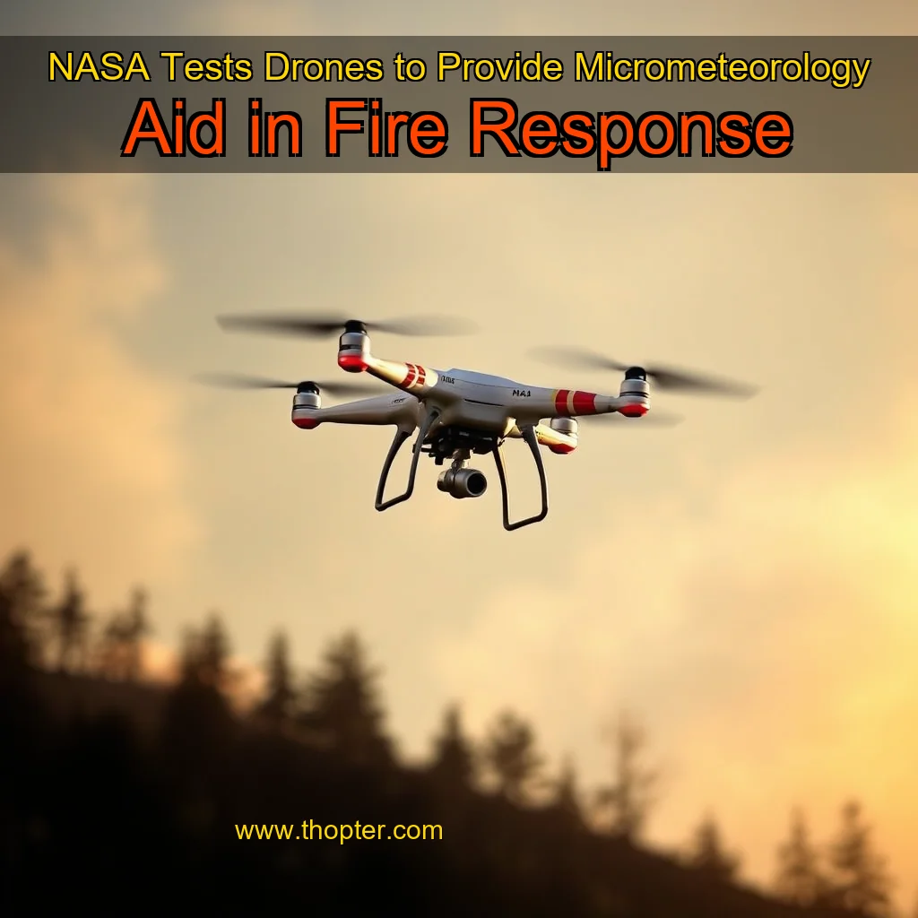 Read more about the article NASA Tests Drones to Provide Micrometeorology  Aid in Fire Response