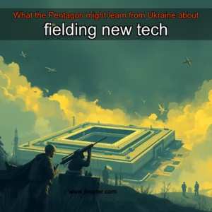 Artistic representation for What the Pentagon might learn from Ukraine about fielding new tech