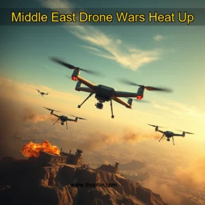 Artistic representation for Middle East Drone Wars Heat Up