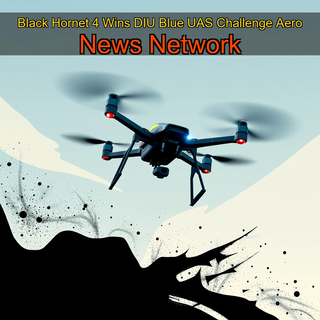 You are currently viewing Black Hornet 4 Wins DIU Blue UAS Challenge  Aero  News Network