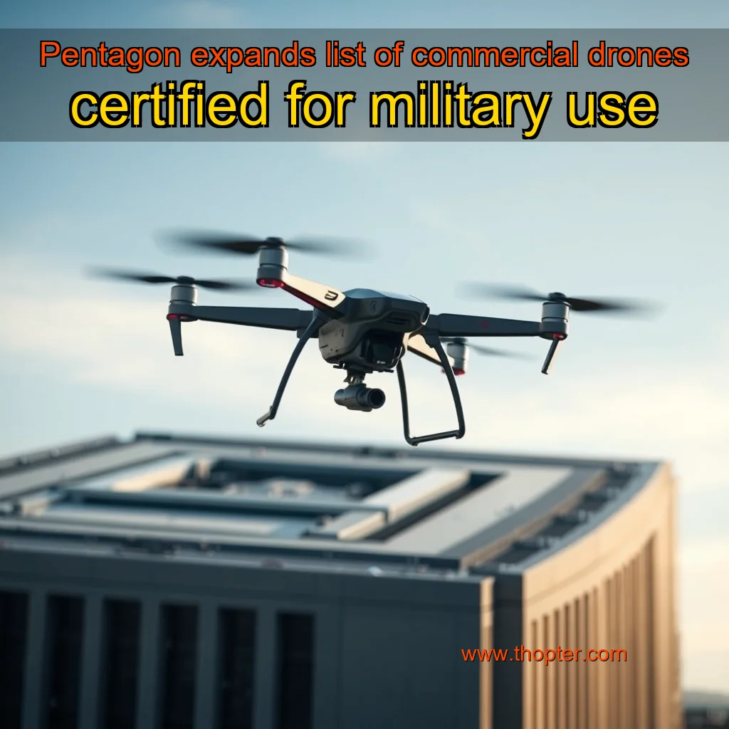 You are currently viewing Pentagon expands list of commercial drones certified for military use
