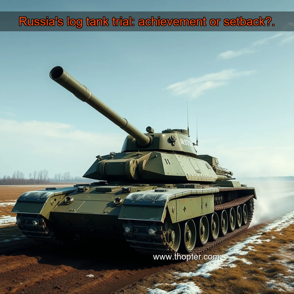 Artistic representation for Russia's log tank trial: achievement or setback?.