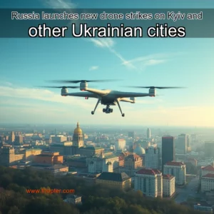 Read more about the article Russia launches new drone strikes on Kyiv and other Ukrainian cities