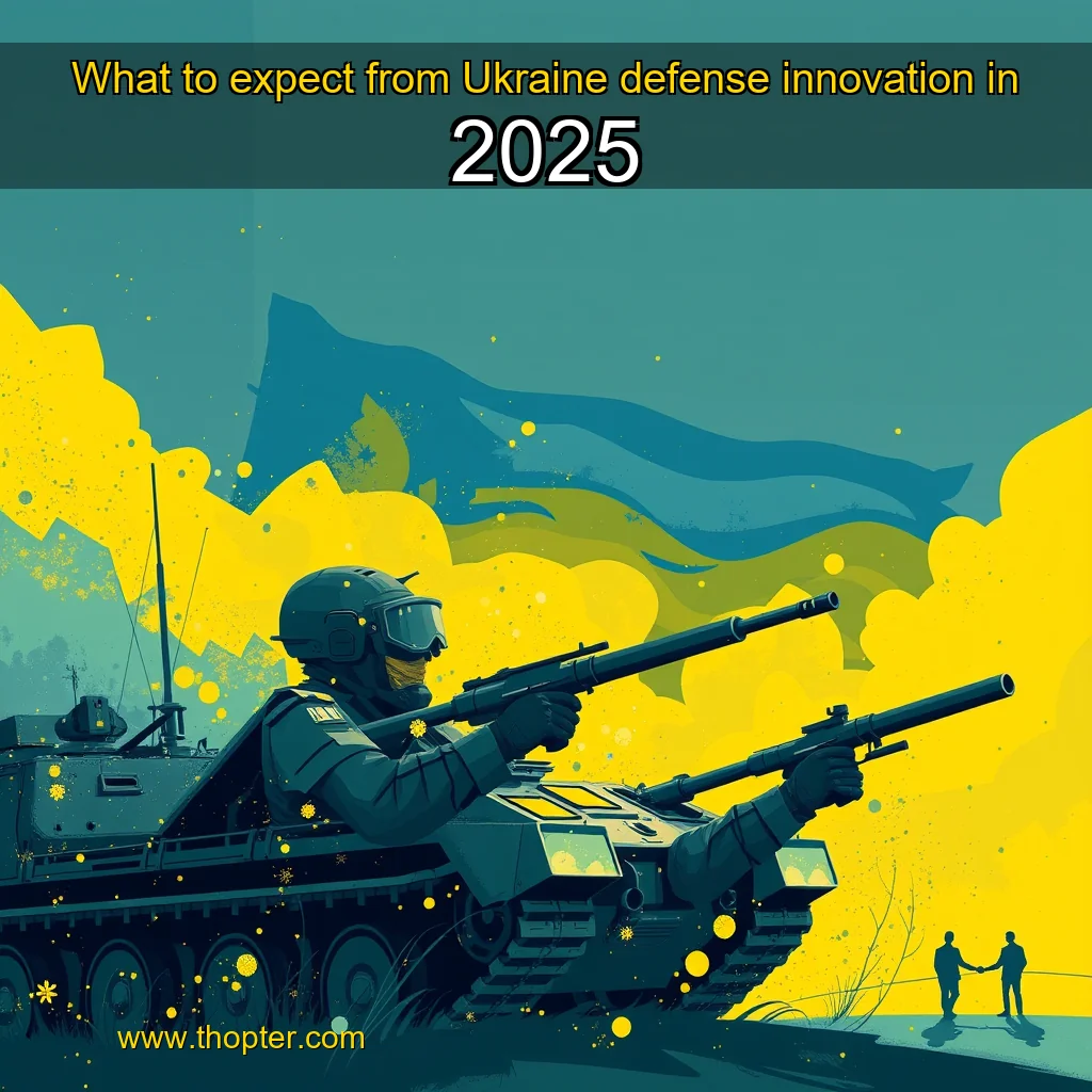 Artistic representation for What to expect from Ukraine defense innovation in 2025