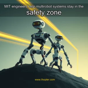 Artistic representation for MIT engineers help multirobot systems stay in the safety zone