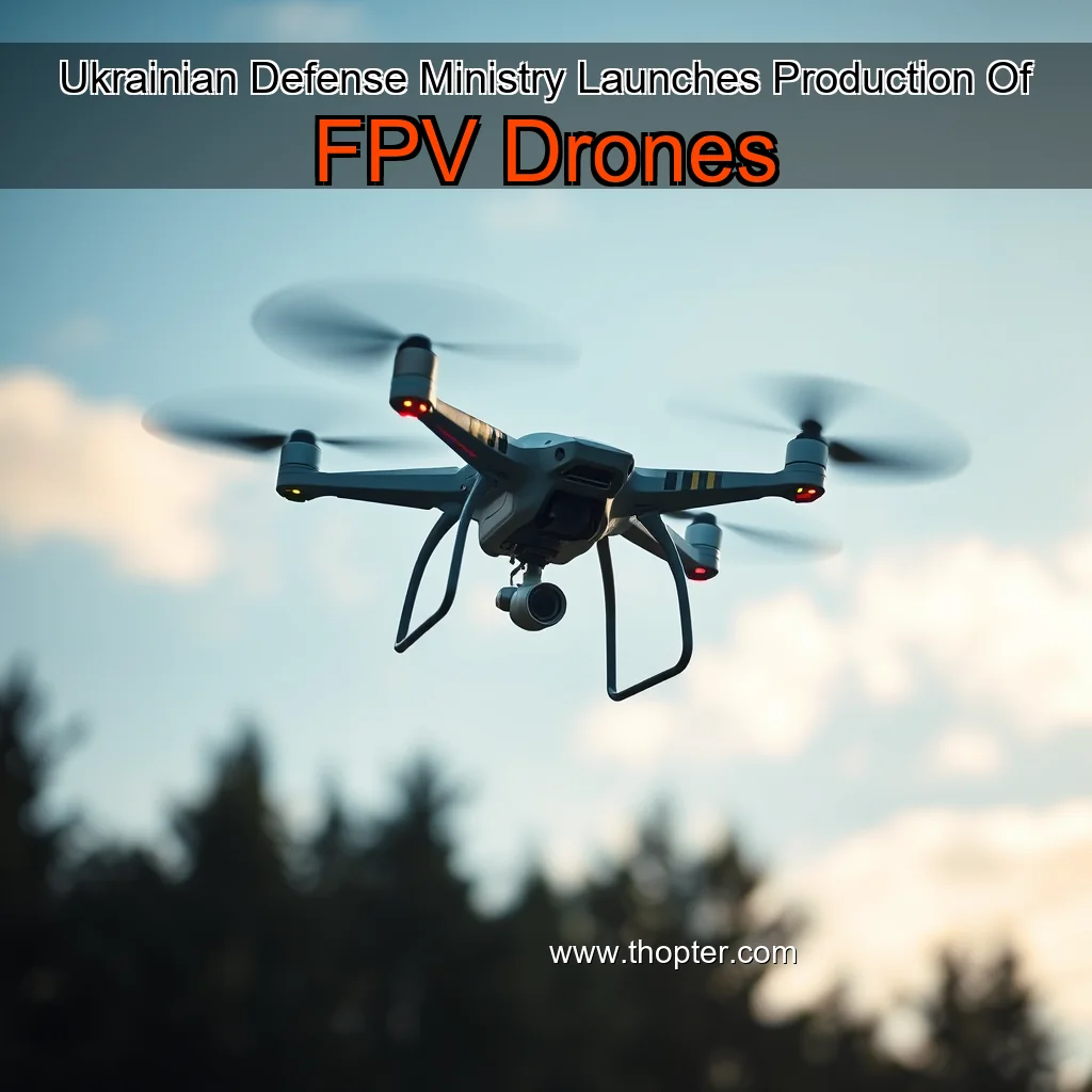 You are currently viewing Ukrainian Defense Ministry Launches Production Of FPV Drones