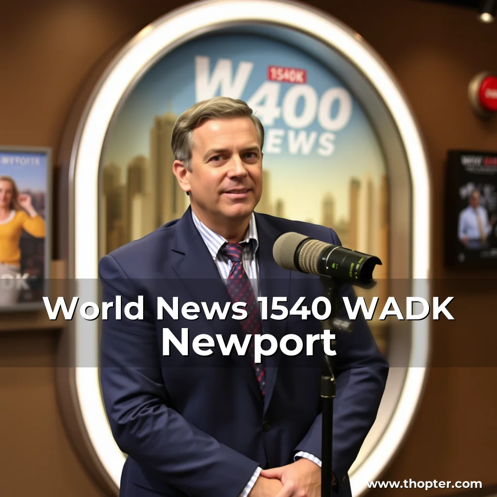Artistic representation for World News 1540 WADK Newport