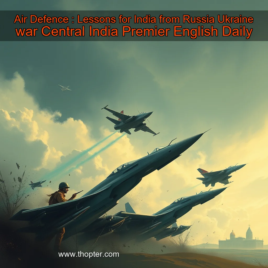 You are currently viewing Air Defence : Lessons for India from Russia  Ukraine war  Central India Premier English Daily