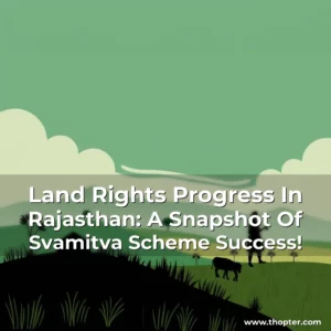Read more about the article Land Rights Progress In Rajasthan: A Snapshot Of Svamitva Scheme Success!