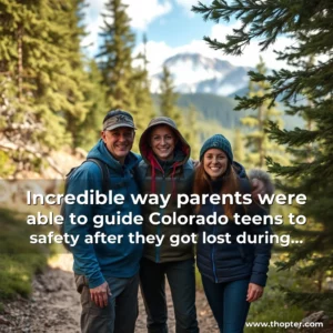 Read more about the article Incredible way parents were able to guide Colorado teens to safety after they got lost during hike
