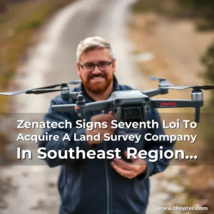 Read more about the article Zenatech Signs Seventh Loi To Acquire A Land Survey Company In Southeast Region Contributing To Drone As A Service Strategy!