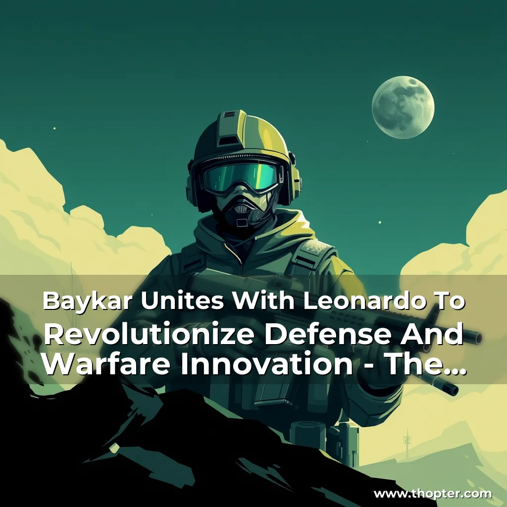 You are currently viewing Baykar Unites With Leonardo To Revolutionize Defense And Warfare Innovation – The Engineer!