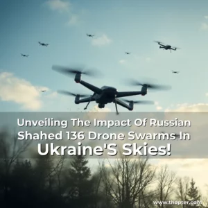 Read more about the article Unveiling The Impact Of Russian Shahed 136 Drone Swarms In Ukraine’S Skies!