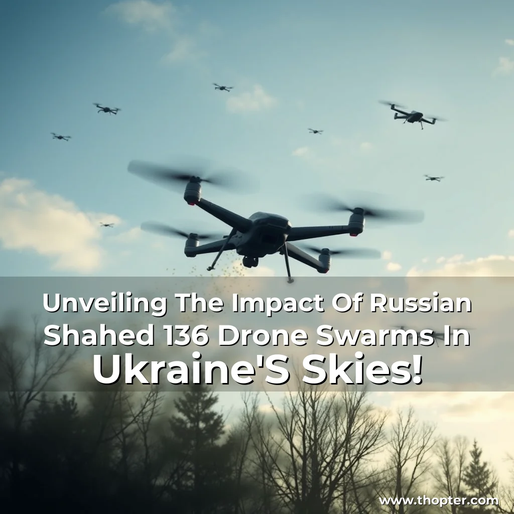 You are currently viewing Unveiling The Impact Of Russian Shahed 136 Drone Swarms In Ukraine’S Skies!