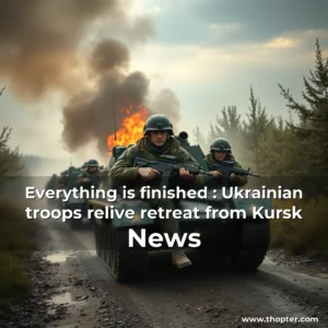 Read more about the article Everything is finished : Ukrainian troops relive retreat from Kursk  News