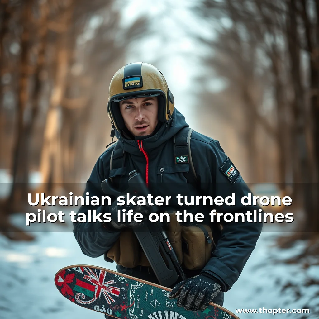 You are currently viewing Ukrainian skater turned drone pilot talks life on the frontlines