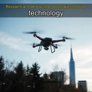 Artistic representation for Research at York U pushes boundaries of drone technology