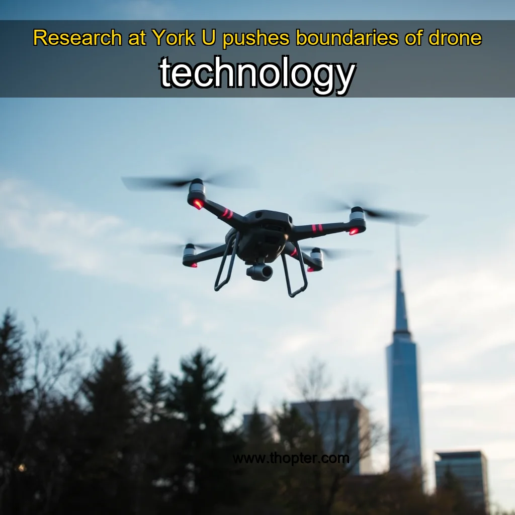 Artistic representation for Research at York U pushes boundaries of drone technology