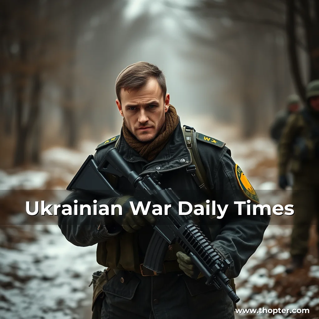 Artistic representation for Ukrainian War Daily Times