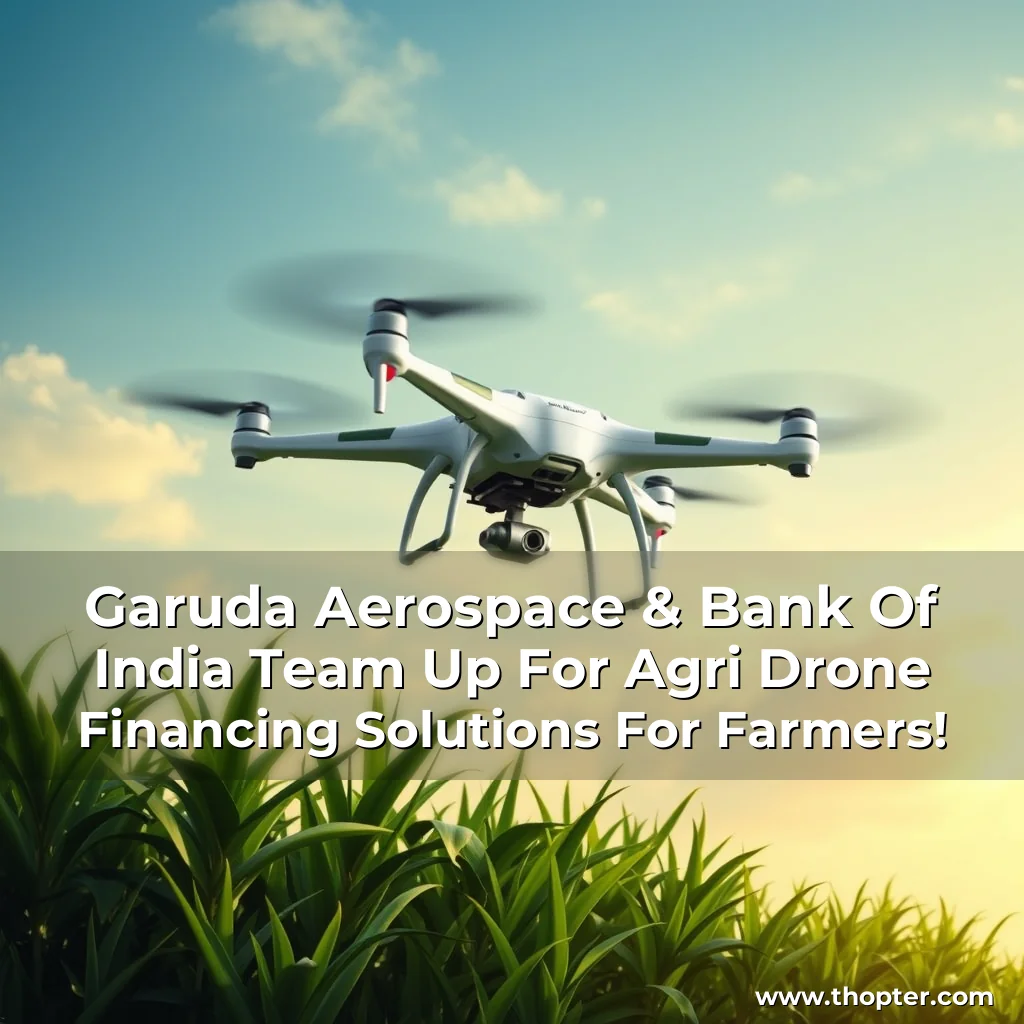 You are currently viewing Garuda Aerospace & Bank Of India Team Up For Agri Drone Financing Solutions For Farmers!