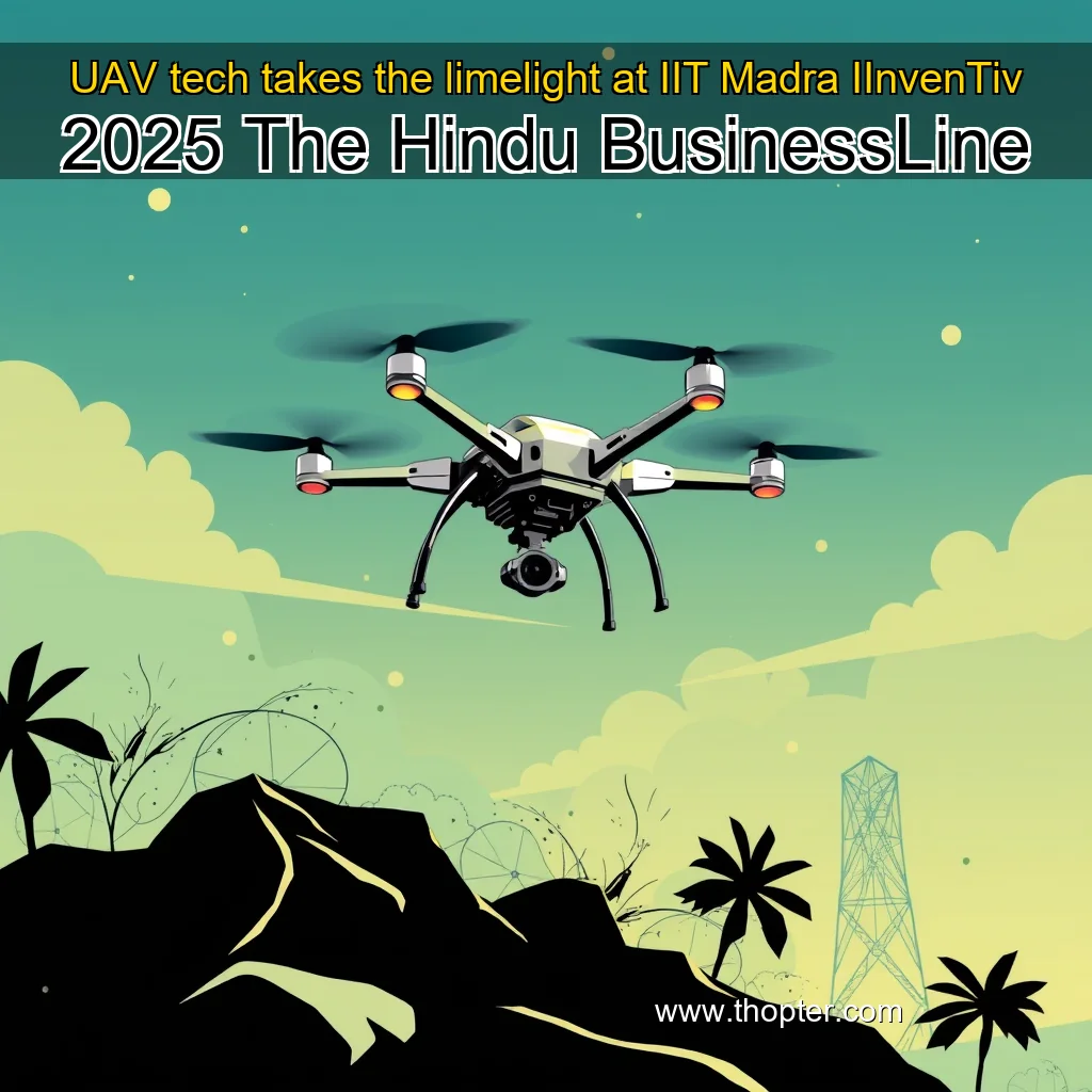 You are currently viewing UAV tech takes the limelight at IIT Madra IInvenTiv 2025  The Hindu BusinessLine