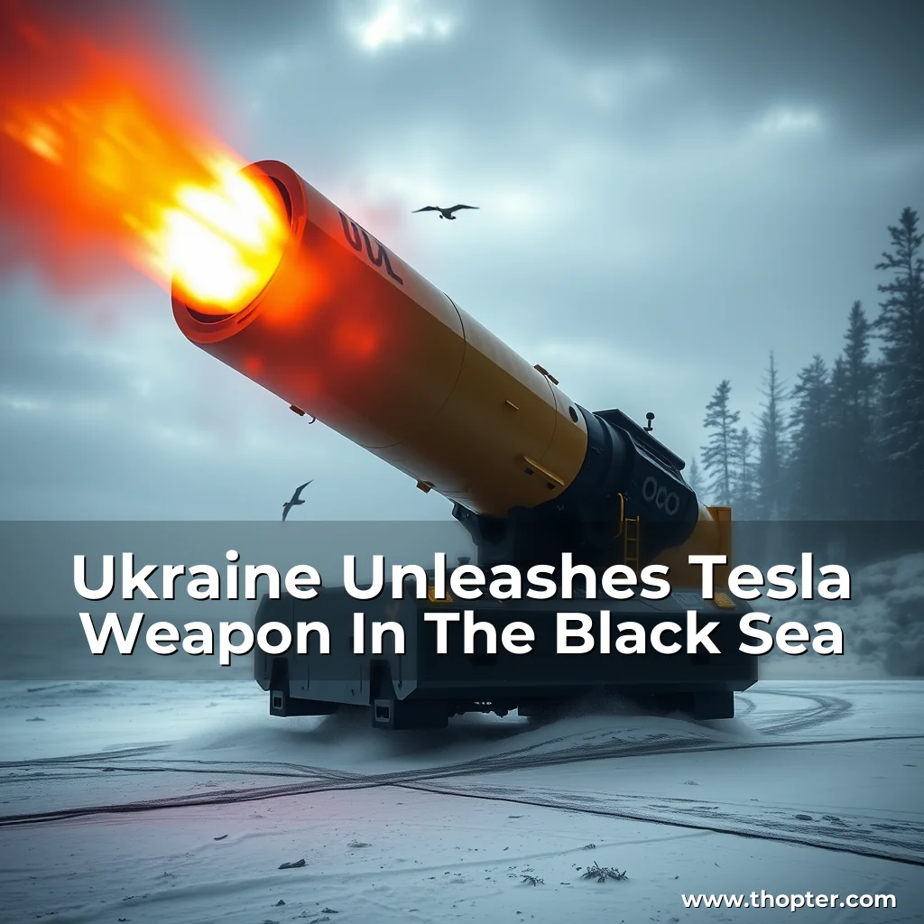 You are currently viewing Ukraine Unleashes Tesla Weapon In The Black Sea