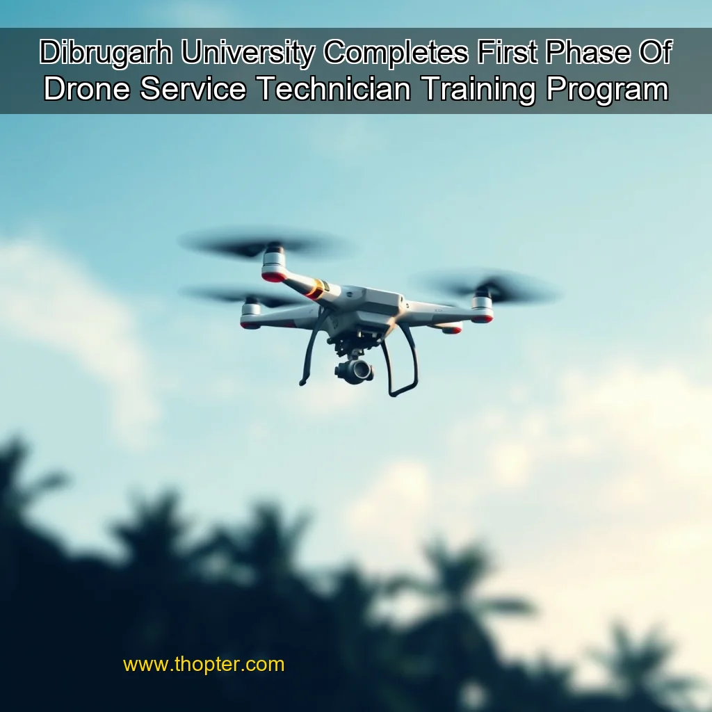 You are currently viewing Dibrugarh University Completes First Phase Of Drone Service Technician Training Program