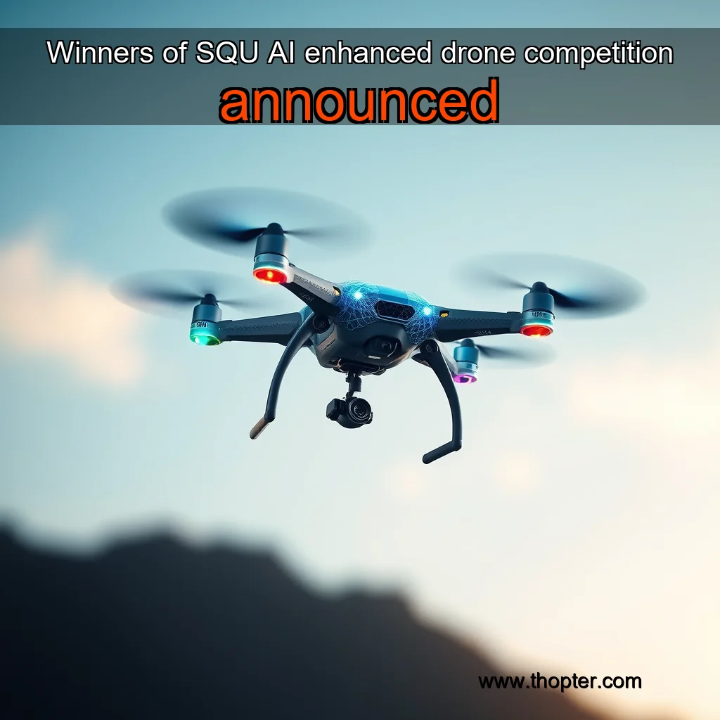 You are currently viewing Winners of SQU AI  enhanced drone competition announced