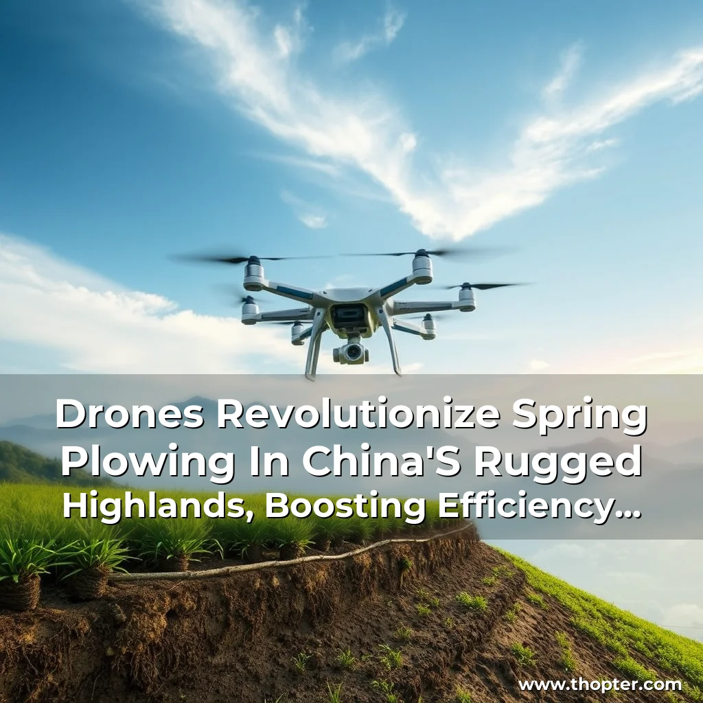 Read more about the article Drones Revolutionize Spring Plowing In China’S Rugged Highlands, Boosting Efficiency And Sustainability!